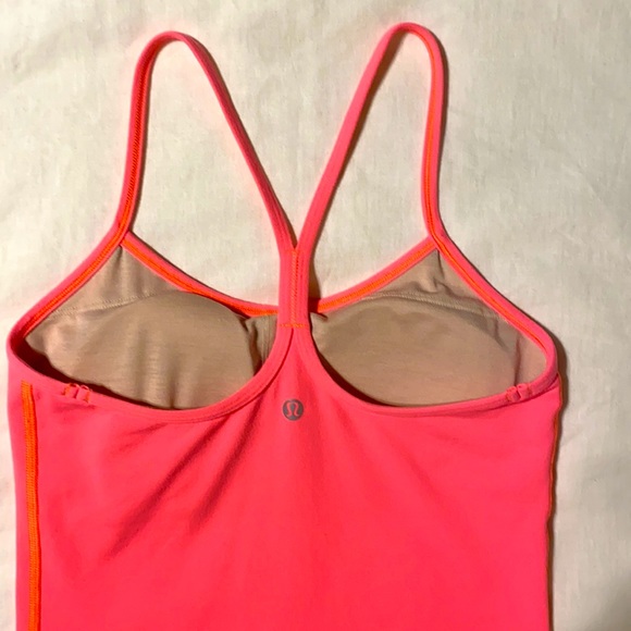 Lululemon Power Y Tank Limited Edition Color Electric Coral - Picture 5 of 8